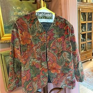 Women's Floral Jacket - Multicolor